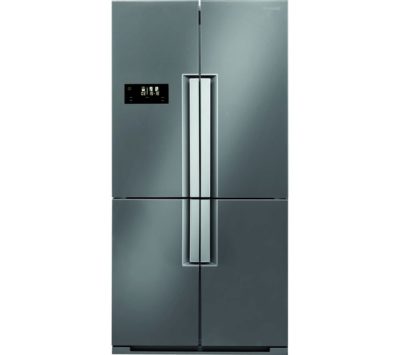 HOTPOINT HPSN 4T Fridge Freezer - Silver Inox